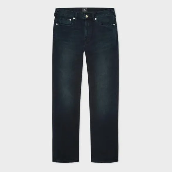 Paul Smith Jeans SlimStandard 039Crosshatch Stretch039 Jeans Dark Navy 8211 Mens