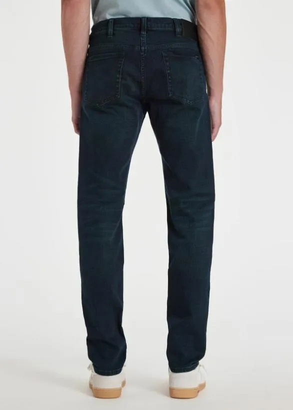 Paul Smith Jeans SlimStandard 039Crosshatch Stretch039 Jeans Dark Navy 8211 Mens