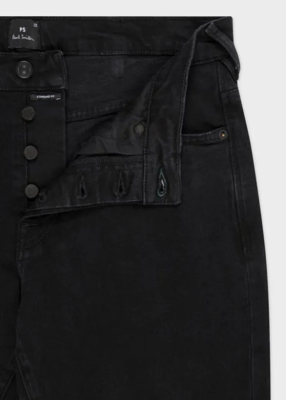 Paul Smith Jeans StandardFit 039Organic Stretch039 Jeans Black 8211 Mens