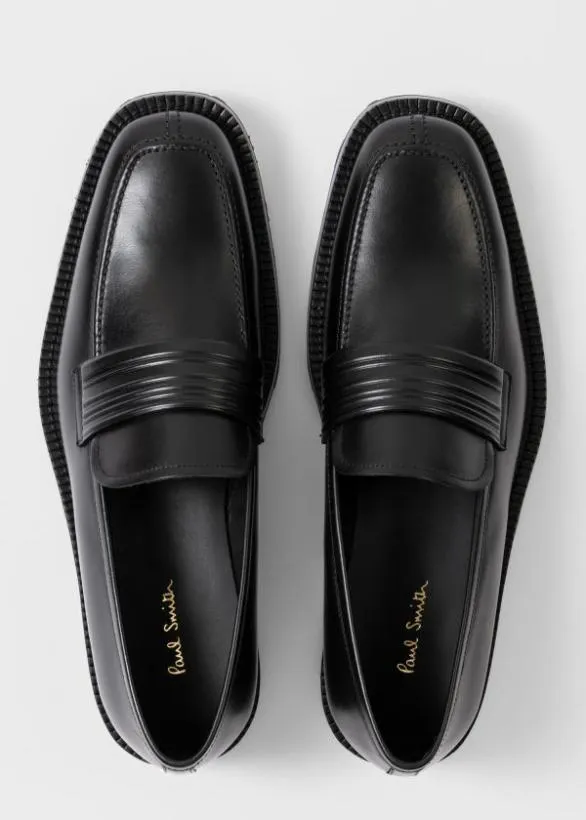 Paul Smith Loafers Leather 039Baskerville039 Loafers Black 8211 Mens