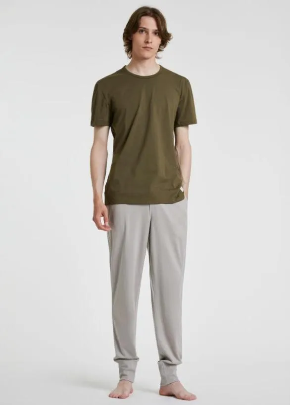 Paul Smith Loungewear CottonModal Jersey Lounge Pants Light Grey 8211 Mens