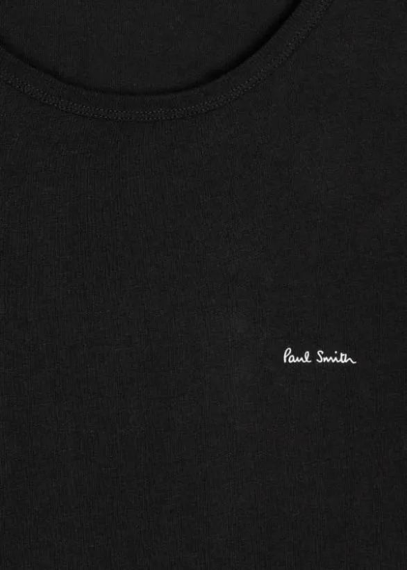 Paul Smith Loungewear Organic Cotton Logo Lounge TShirts Three Pack Multicolour 8211 Mens