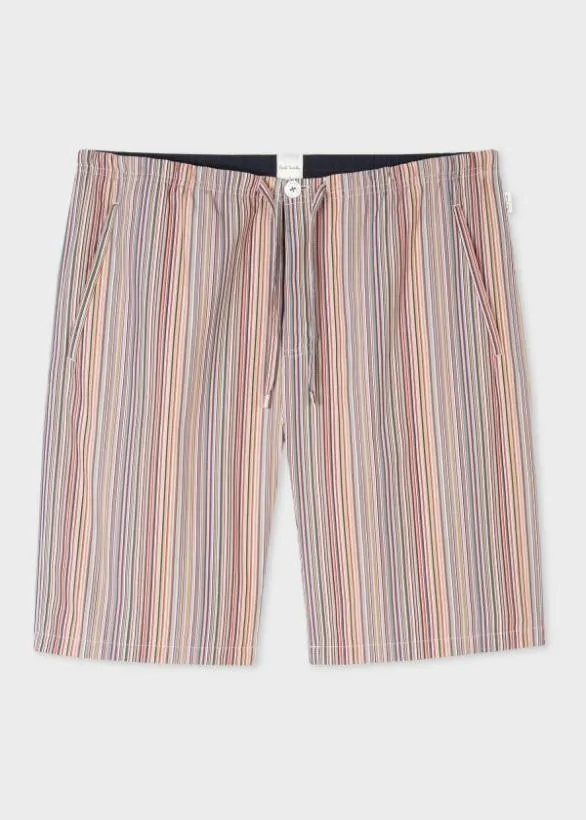 Paul Smith Monogrammed Gifts 039Signature Stripe039 Short Pyjama Set Signature Stripe 8211 MensHome