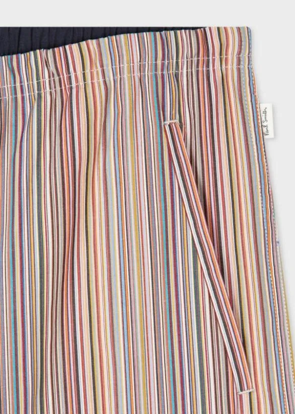 Paul Smith Monogrammed Gifts 039Signature Stripe039 Short Pyjama Set Signature Stripe 8211 MensHome