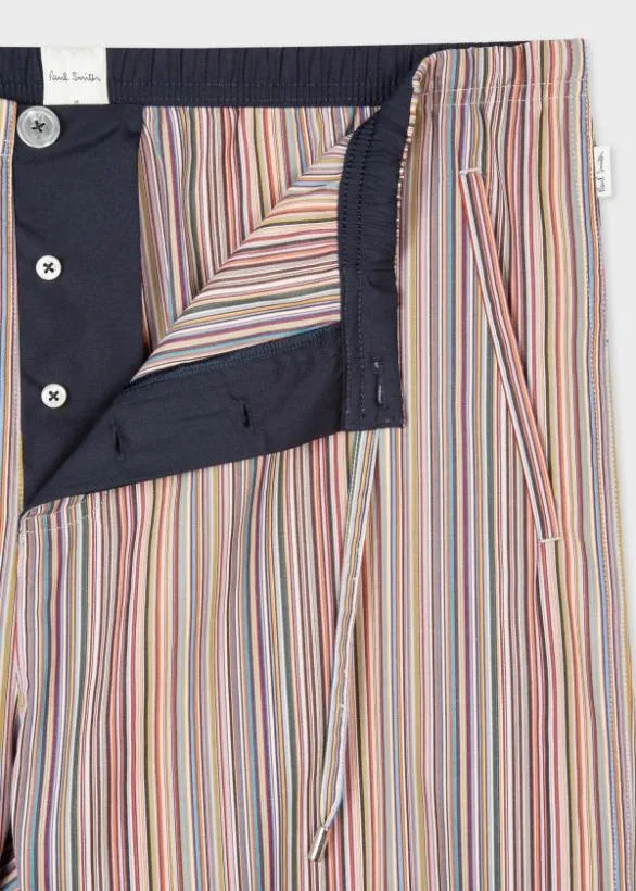 Paul Smith Monogrammed Gifts 039Signature Stripe039 Short Pyjama Set Signature Stripe 8211 MensHome