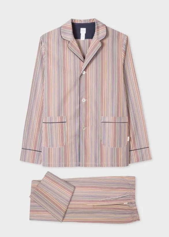 Paul Smith Nightwear 039Signature Stripe039 Pyjama Set Signature Stripe 8211 MensHome
