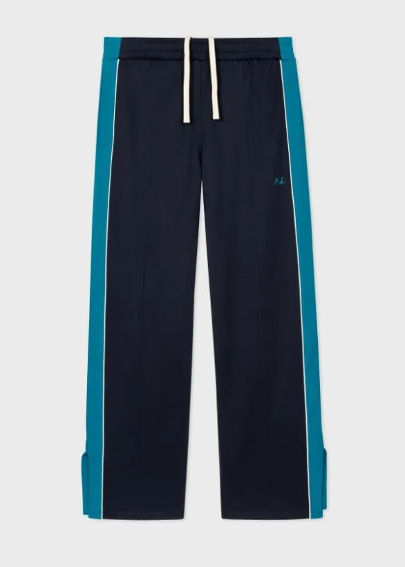 Paul Smith Pants Navy CottonNylon Track Pants Navy 8211 Mens