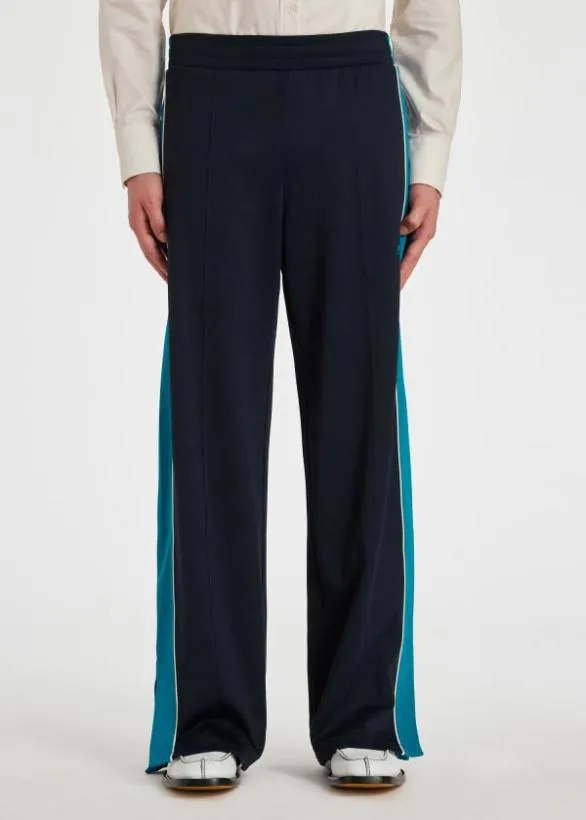 Paul Smith Pants Navy CottonNylon Track Pants Navy 8211 Mens