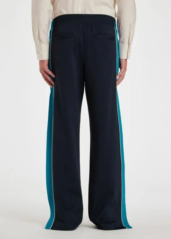Paul Smith Pants Navy CottonNylon Track Pants Navy 8211 Mens