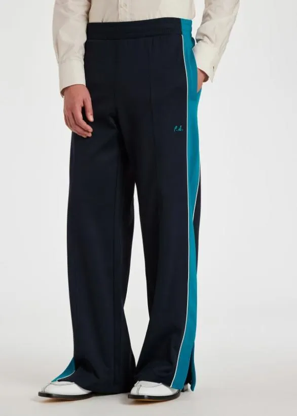 Paul Smith Pants Navy CottonNylon Track Pants Navy 8211 Mens