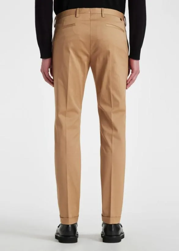 Paul Smith Pants SlimFit CottonStretch Chinos Tan 8211 Mens