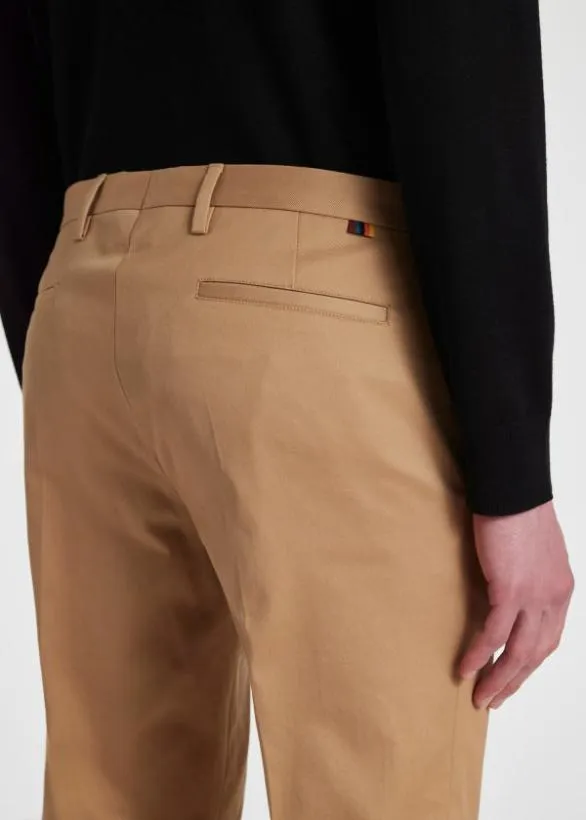 Paul Smith Pants SlimFit CottonStretch Chinos Tan 8211 Mens