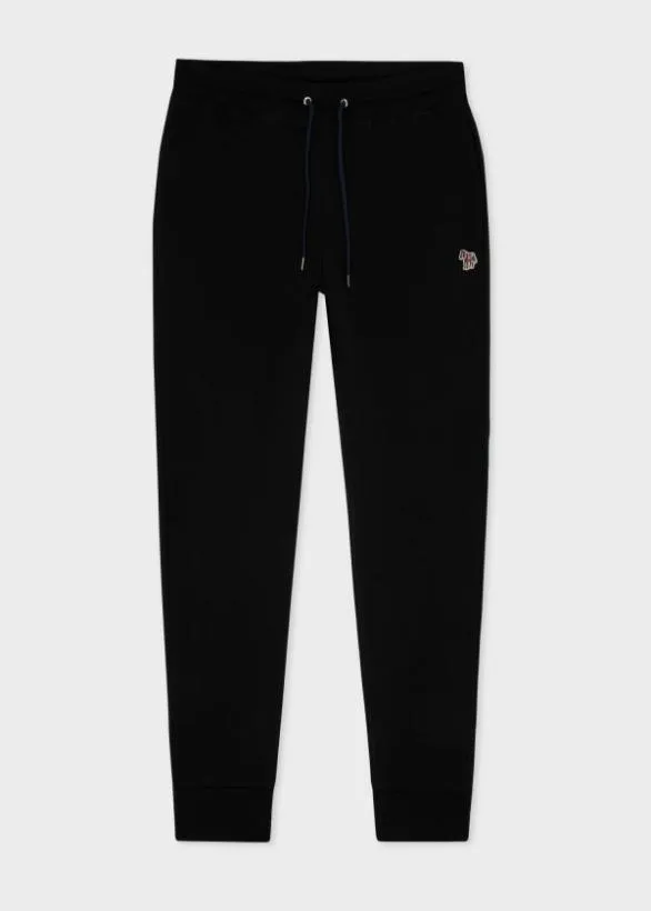 Paul Smith Pants SlimFit Zebra Logo Sweatpants Black 8211 Mens