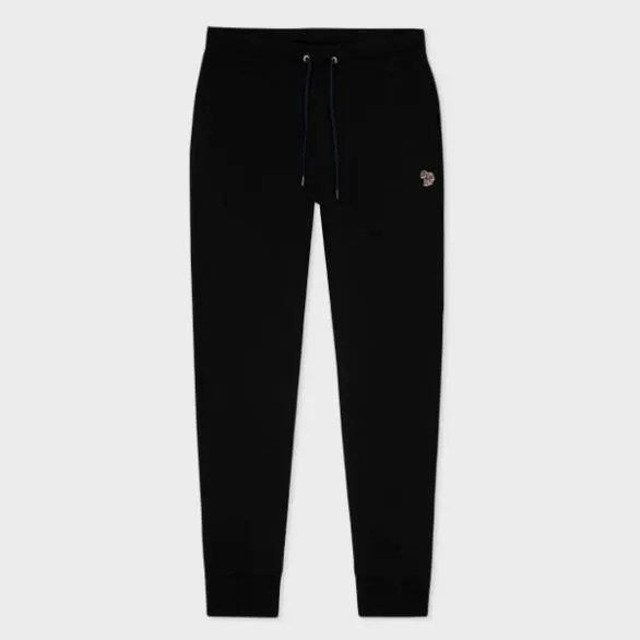 Paul Smith Pants SlimFit Zebra Logo Sweatpants Black 8211 Mens