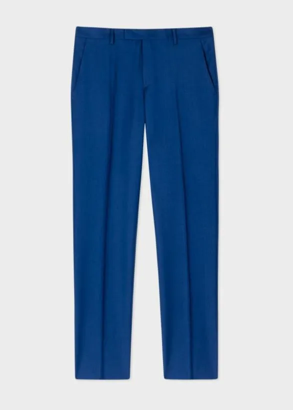 Paul Smith Pants WoolTwill Pants Blue 8211 Mens