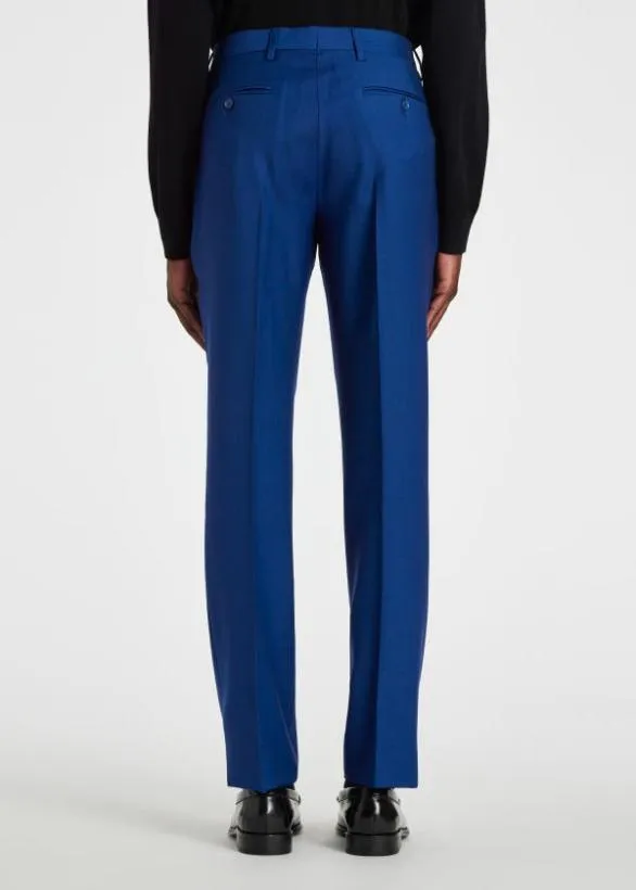 Paul Smith Pants WoolTwill Pants Blue 8211 Mens