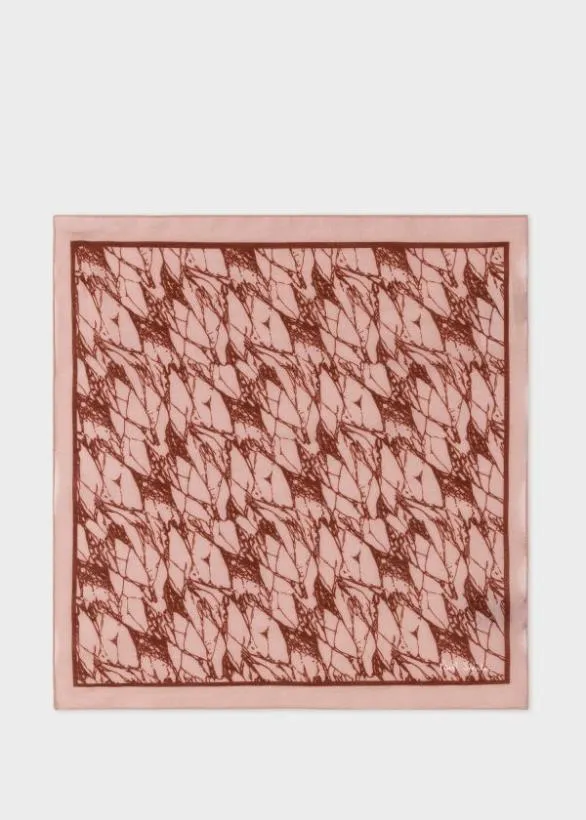 Paul Smith Pocket Squares 039Marble039 Pocket Square Pink 8211 Mens