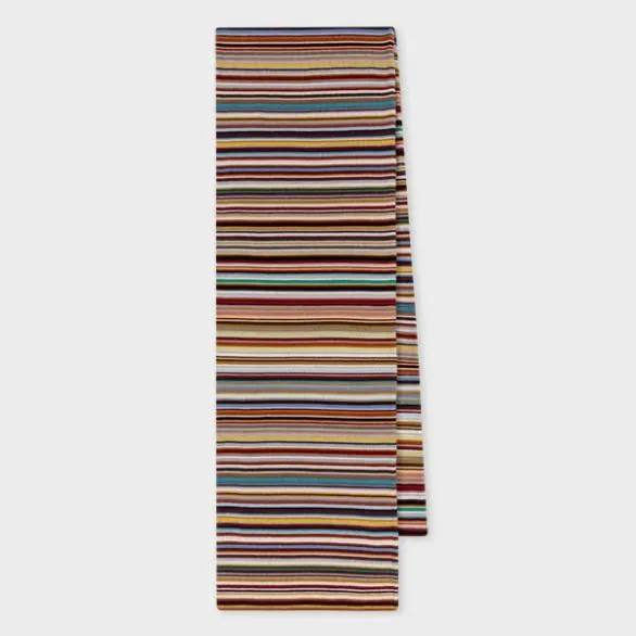 Paul Smith Scarves 039Signature Stripe039 Scarf Signature Stripe 8211 Mens
