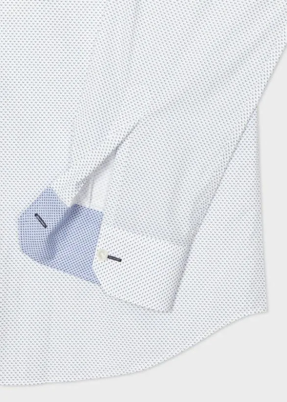 Paul Smith Shirts Cotton 039Micro Dot039 Shirt White 8211 Mens