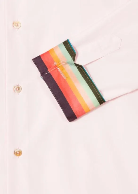 Paul Smith Shirts TailoredFit 039Artist Stripe039 Cuff Shirt Pink 8211 Mens