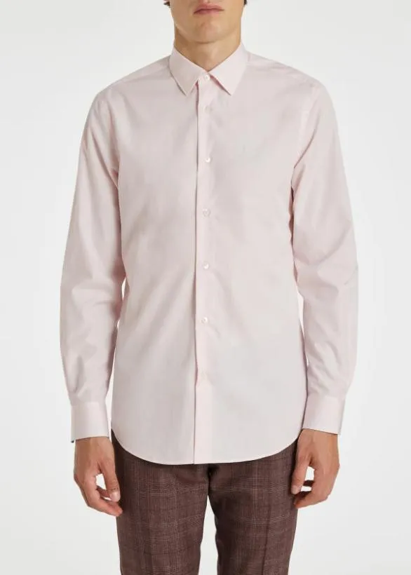 Paul Smith Shirts TailoredFit 039Artist Stripe039 Cuff Shirt Pink 8211 Mens