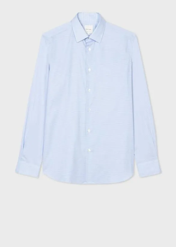 Paul Smith Shirts TailoredFit 039Gingham039 Easy Care Shirt Light Blue 8211 Mens Paul Smith Shirts TailoredFit 039Gingham039 Easy Care Shirt Light Blue 8211 Mens