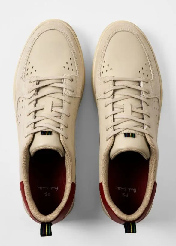 Paul Smith Sneakers 039Cosmo039 Sneakers With Red Trim Cream 8211 Mens