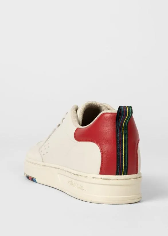 Paul Smith Sneakers 039Cosmo039 Sneakers With Red Trim Cream 8211 Mens