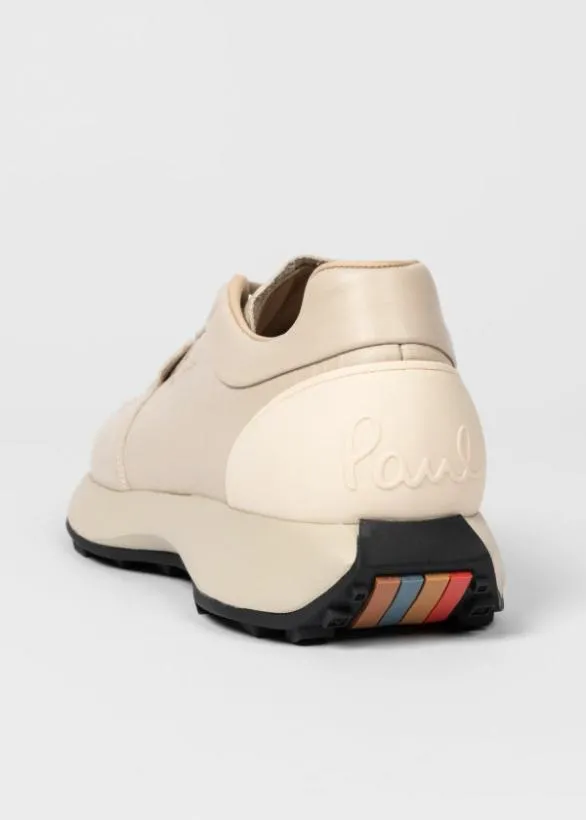 Paul Smith Sneakers 039Eighty Five039 Leather Trainers Sand 8211 Mens