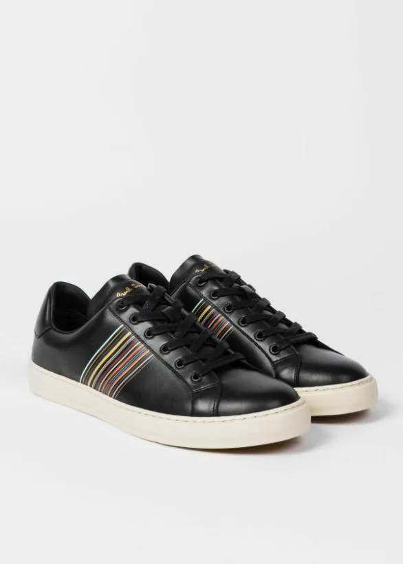 Paul Smith Sneakers Leather 039Hansen039 Trainers Black 8211 Mens