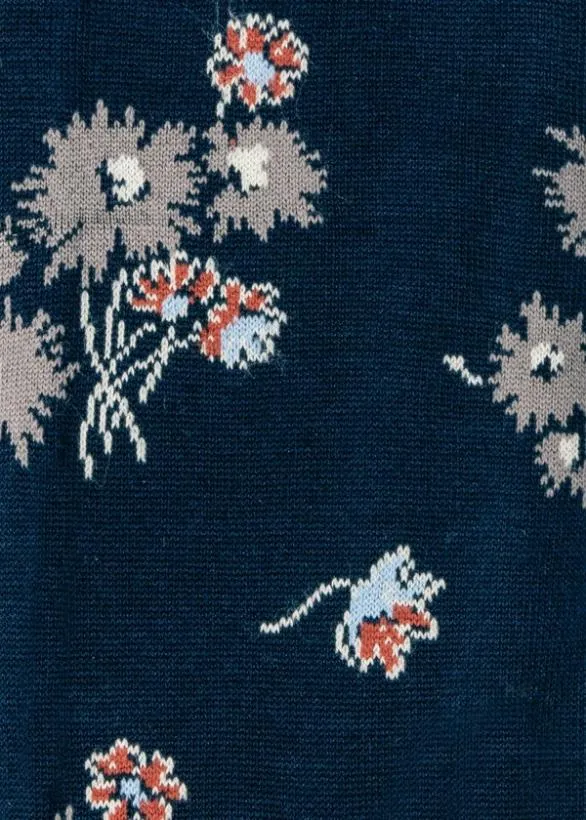 Paul Smith Socks 039Narcissus Floral039 Socks Navy 8211 Mens