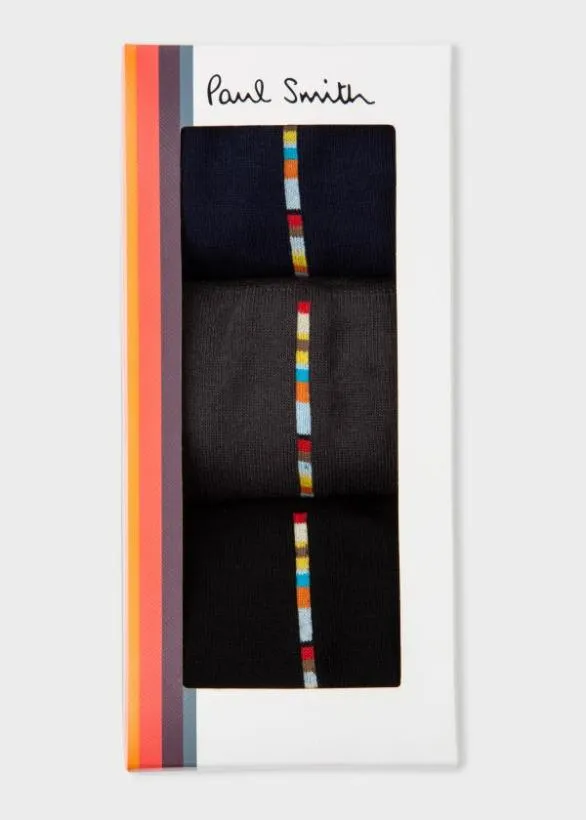 Paul Smith Socks Central 039Signature Stripe039 Socks Three Pack Multicolour 8211 Mens Paul Smith Socks Central 039Signature Stripe039 Socks Three Pack Multicolour 8211 Mens