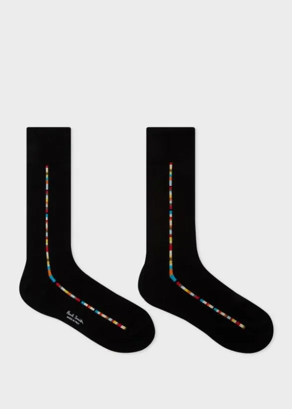 Paul Smith Socks Central 039Signature Stripe039 Socks Three Pack Multicolour 8211 Mens
