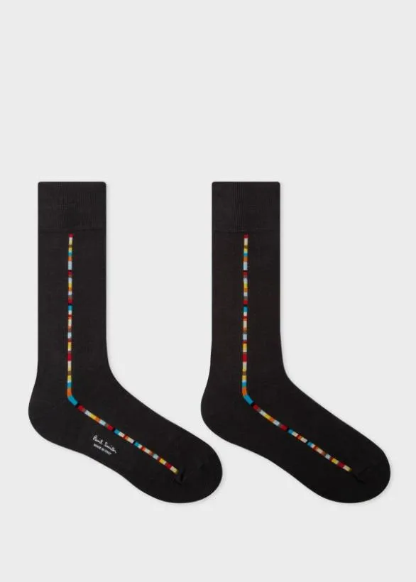 Paul Smith Socks Central 039Signature Stripe039 Socks Three Pack Multicolour 8211 Mens