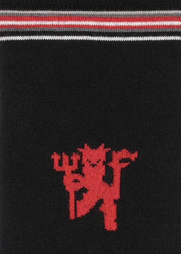 Paul Smith Socks Paul Smith and Manchester United 8211 039Red Devil039 Socks Black 8211 Mens