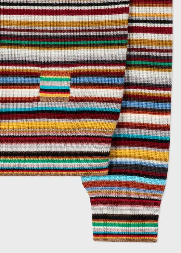 Paul Smith Sweaters 039Signature Stripe039 Roll Neck Sweater Signature Stripe 8211 Mens
