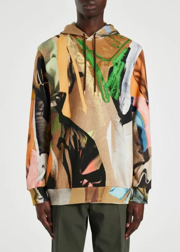 Paul Smith Sweatshirts and Hoodies 039Life Drawing039 Print Cotton Hoodie Multicolour 8211 Mens Paul Smith Sweatshirts and Hoodies 039Life Drawing039 Print Cotton Hoodie Multicolour 8211 Mens