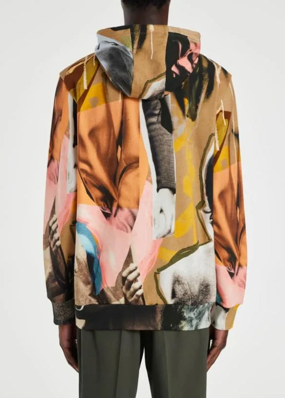 Paul Smith Sweatshirts and Hoodies 039Life Drawing039 Print Cotton Hoodie Multicolour 8211 Mens