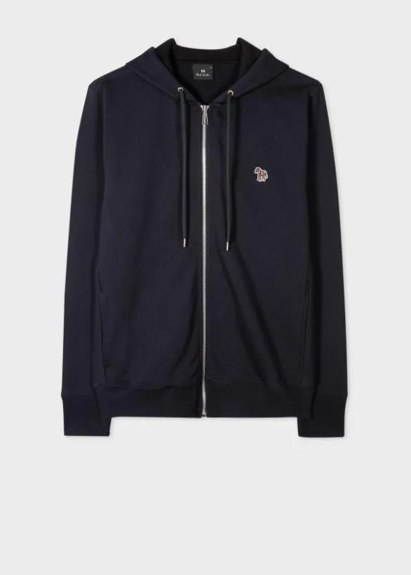 Paul Smith Sweatshirts and Hoodies ZipFront Zebra Logo Hoodie Dark Navy 8211 Mens Paul Smith Sweatshirts and Hoodies ZipFront Zebra Logo Hoodie Dark Navy 8211 Mens