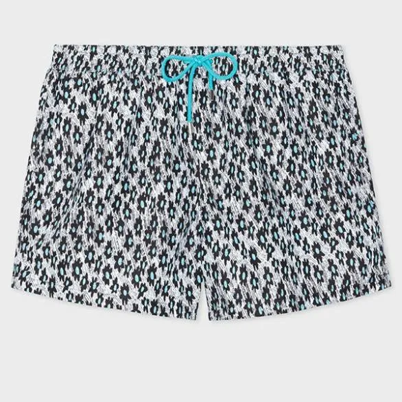 Paul Smith Swimwear 039Big Flower039 Swim Shorts Blue 8211 Mens