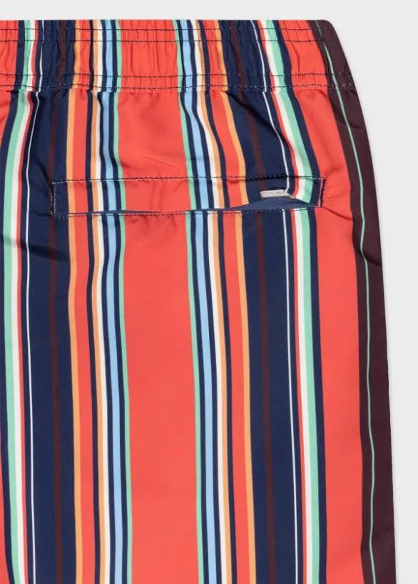 Paul Smith Swimwear 039Hayward Stripe039 Swim Shorts Orange 8211 Mens