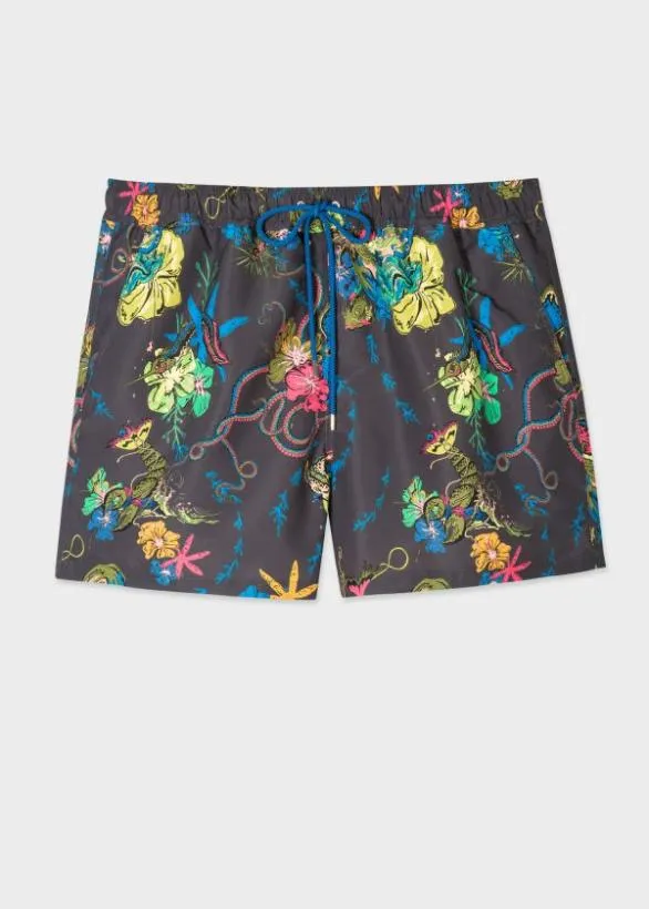 Paul Smith Swimwear 039Kraken039 Swim Shorts Navy 8211 Mens