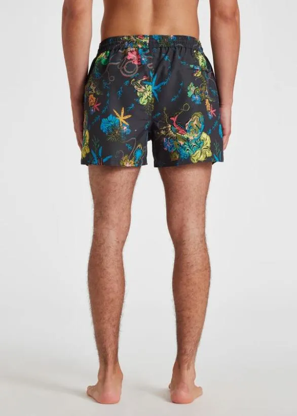 Paul Smith Swimwear 039Kraken039 Swim Shorts Navy 8211 Mens