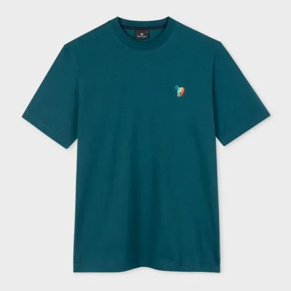 Paul Smith TShirts 039Broad Stripe Zebra039 TShirt Teal 8211 Mens