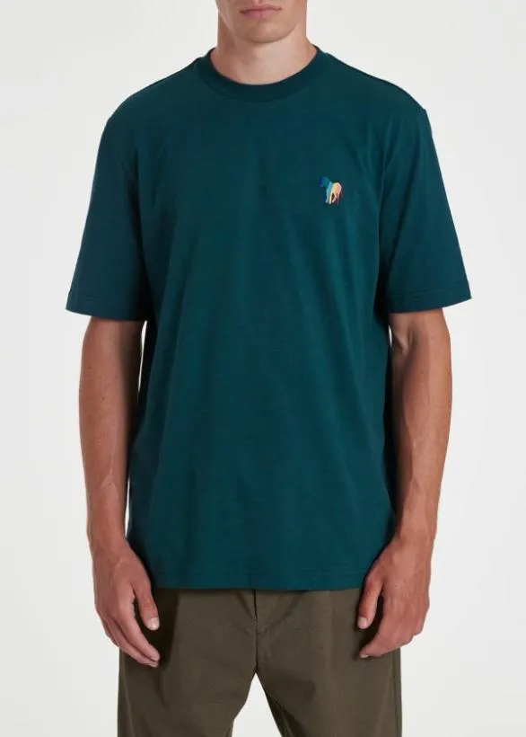 Paul Smith TShirts 039Broad Stripe Zebra039 TShirt Teal 8211 Mens