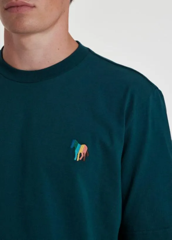 Paul Smith TShirts 039Broad Stripe Zebra039 TShirt Teal 8211 Mens