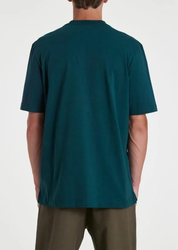 Paul Smith TShirts 039Broad Stripe Zebra039 TShirt Teal 8211 Mens