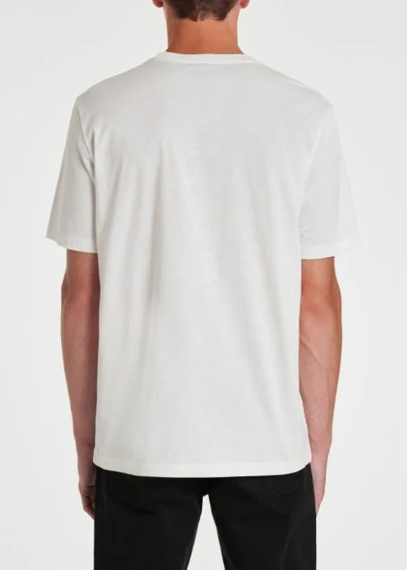 Paul Smith TShirts 039Halo Bunny Repeat039 TShirt White 8211 Mens