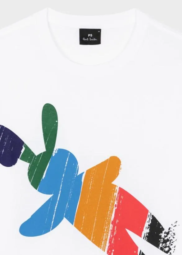 Paul Smith TShirts 039Stripe Rabbit039 Organic Cotton TShirt White 8211 Mens