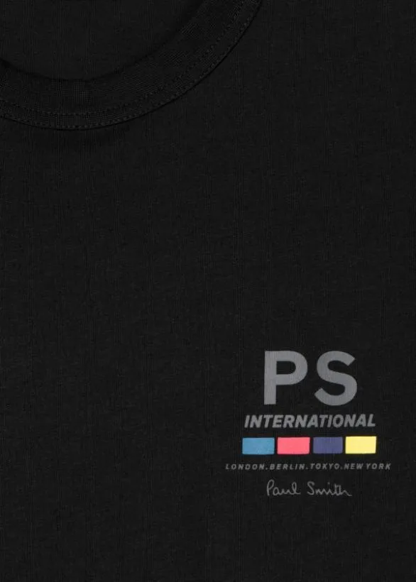 Paul Smith TShirts PS Initial TShirt Black 8211 Mens